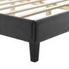 Leah Chevron Tufted Performance Velvet Queen Platform Bed / MOD-6973