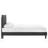 Sofia Channel Tufted Performance Velvet King Platform Bed / MOD-7011