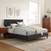 Sofia Channel Tufted Performance Velvet Full Platform Bed / MOD-6995