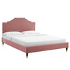 Adelaide Performance Velvet King Platform Bed / MOD-6863