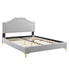 Adelaide Performance Velvet King Platform Bed / MOD-6862