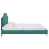 Adelaide Performance Velvet King Platform Bed / MOD-6862