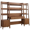 Bixby 3-Piece Wood Office Desk and Bookshelf / EEI-6114