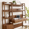 Bixby 2-Piece Wood Office Desk and Bookshelf / EEI-6111