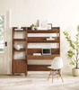 Bixby 2-Piece Wood Office Desk and Bookshelf / EEI-6111