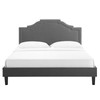 Adelaide Performance Velvet Queen Platform Bed / MOD-6582