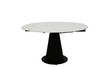 Modrest Barela - Modern Black and White Ceramic Extendable 35.5"/53" Dining Table / VGYF-DT8949-BLK-DT