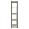 Loomis 4-shelf Bookcase Whitewashed Grey / CS-805883