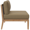 Clearwater Outdoor Patio Teak Wood Armless Chair / EEI-5856