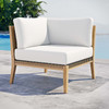 Clearwater Outdoor Patio Teak Wood Corner Chair / EEI-5855