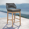 Wellspring Outdoor Patio Teak Wood Bar Stool / EEI-5746