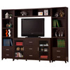 Lewes 4-piece Entertainment Center Cappuccino / CS-700881-S4