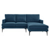 Evermore Right-Facing Upholstered Fabric Sectional Sofa / EEI-6012