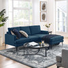 Evermore Right-Facing Upholstered Fabric Sectional Sofa / EEI-6012