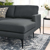 Evermore Right-Facing Upholstered Fabric Sectional Sofa / EEI-6012