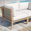 Clearwater Outdoor Patio Teak Wood Loveseat / EEI-6119