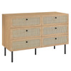 Chaucer 6-Drawer Compact Dresser / MOD-7066