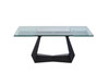 Modrest Maroney - Modern Black and Glass Extendable 70.5"/106" Dining Table / VGNS-GD8780-B