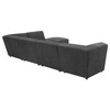 Sunny 6-piece Upholstered Modular Sectional Sofa Charcoal / CS-552081-SET