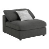 Serene 4-piece Upholstered Modular Sectional Charcoal / CS-551324-SETA