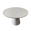 Modrest Edith - Modern Round White Ceramic Dining Table / VGNSGD8744-W-DT