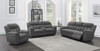 Bahrain Upholstered Power Loveseat Charcoal / CS-609542P