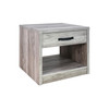 Felix 1-drawer Engineered Wood Side End Table Grey Driftwood / CS-707727