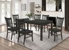 Marbrisa Slat Back Dining Side Chair Matte Black (Set of 2) / CS-123072