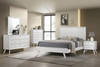 Janelle Wood California King Panel Bed White / CS-223651KW