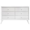 Janelle 6-drawer Dresser White / CS-223653