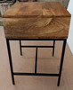 Stephie 1-drawer Rectangular End Table Honey Brown / CS-704697