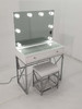 Eliza 2-piece Vanity Set with Hollywood Lighting White and Chrome / CS-936164