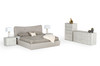 Modrest Alessia - Queen Italian Modern Light Grey Upholstered Bed / VGACALESSIA-BED-Q
