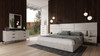 Nova Domus Queen Size Marbella - Italian Modern White Marble Bed w/ 2 Nightstands / VGACMARBELLA-BED-Q