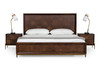 Modrest Shane - Eastern King Modern Acacia & Brass Bed / VGNXSHANE-BED-EK