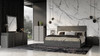 Queen Nova Domus Lucia - Italian Modern Matte Grey / Elm Grey Bedroom Set / VGACLUCIA-SET-Q