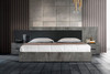 Queen Nova Domus Ferrara - Modern Volcano Oxide Grey Bed / VGACFERRARA-BED-Q
