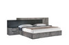 Queen Nova Domus Ferrara - Modern Volcano Oxide Grey Bed / VGACFERRARA-BED-Q