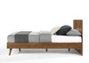 Nova Domus Kamela -Modern Walnut EK Bed / VGMA-BR-128-BED-EK