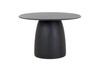 Modrest -  Lander Modern Mid Century Black Oak Round Dining Table / VGDW-J3630-1-BLK