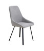 Modrest - Gillette Modern Gray Fabric Dining Chair  Set of 2 / VGDW-J1191-GRY