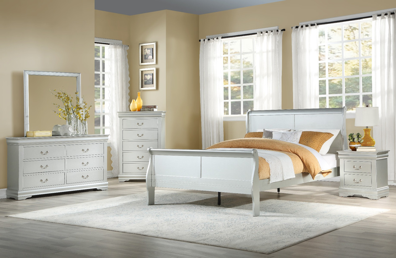 ACME Furniture - Louis Philippe III Eastern King Bed - 24497EK