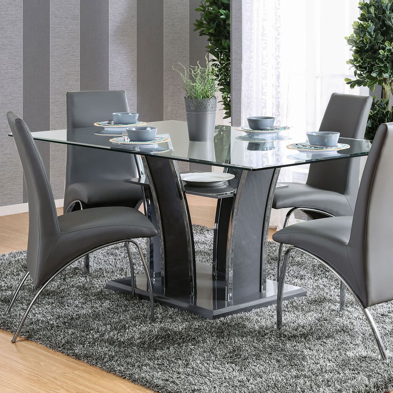 GLENVIEW Dining Table / CM8372GYTTABLE GEG COMFORT