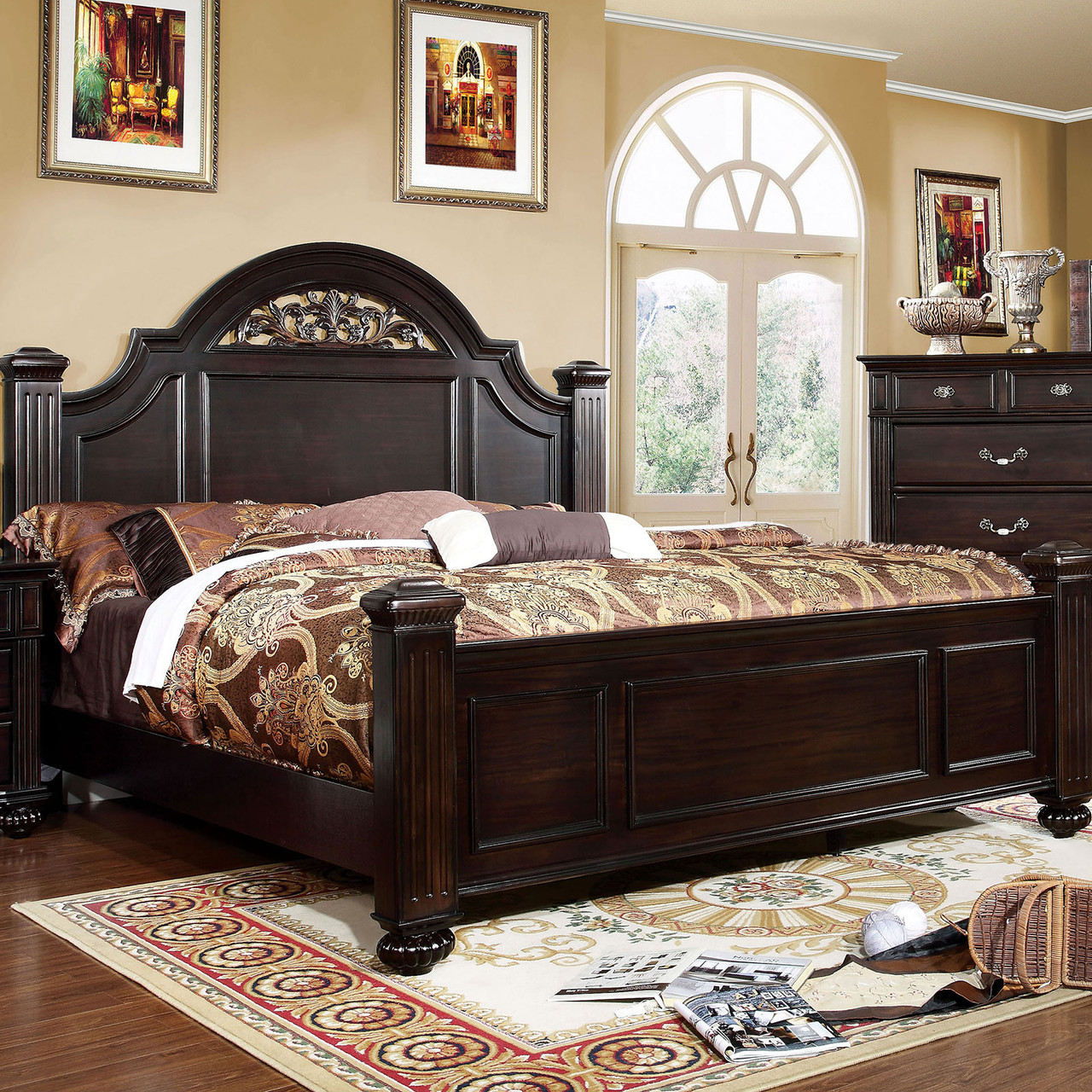 SYRACUSE 4 Pc. Queen Bedroom Set / CM7129Q-4PC - GEG COMFORT