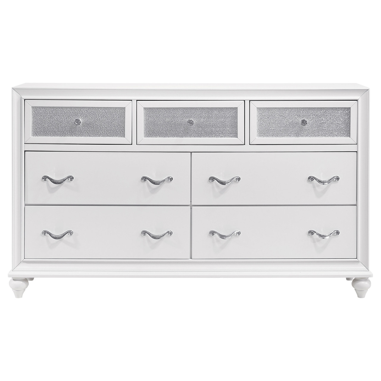 Barzini 4-piece Queen Bedroom Set White / CS-300843Q-S4 - GEG COMFORT