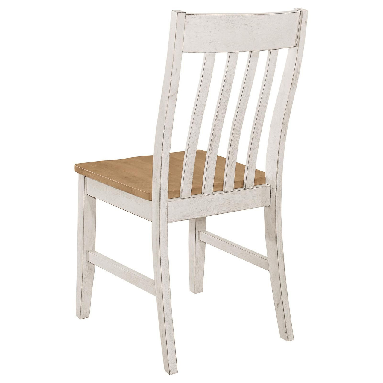 609455 by Coaster - Annie Slat Back Wooden Rocking Chair White