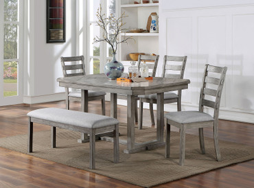 LAQUILA Dining Table, Gray / CM3542GY-T