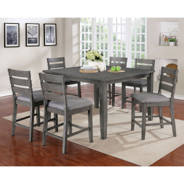 VIANA 7 Pc. Counter Ht. Dining Table Set / CM3716PT-7PC