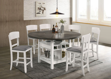 STACIE Counter Ht. Round Dining Table / CM3733WG-RPT-TABLE