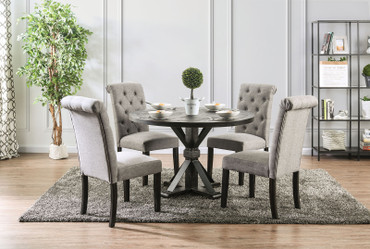 ALFRED 5 Pc. Round Dining Table Set / CM3735RT-5PC-LG